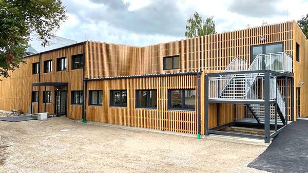 Modular container construction: school containers and classrooms