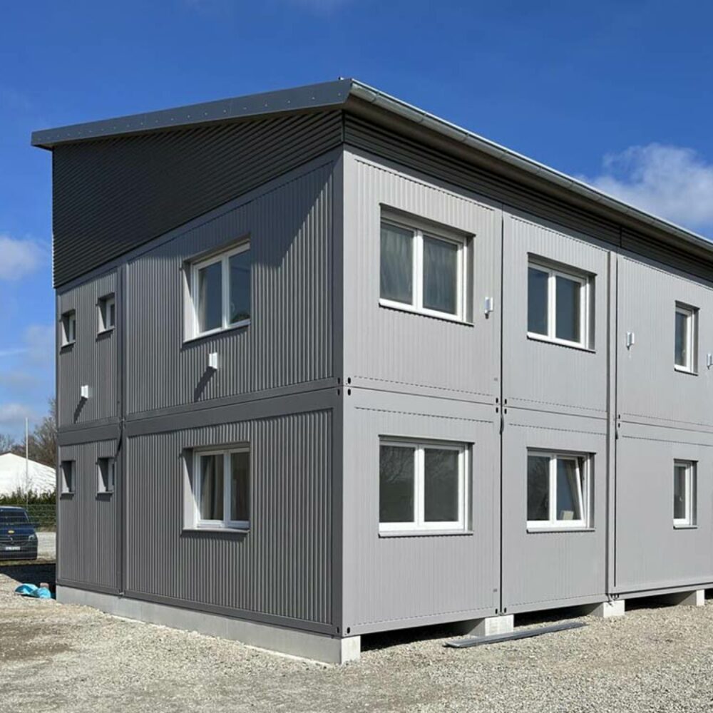 Modular office building with two storeys